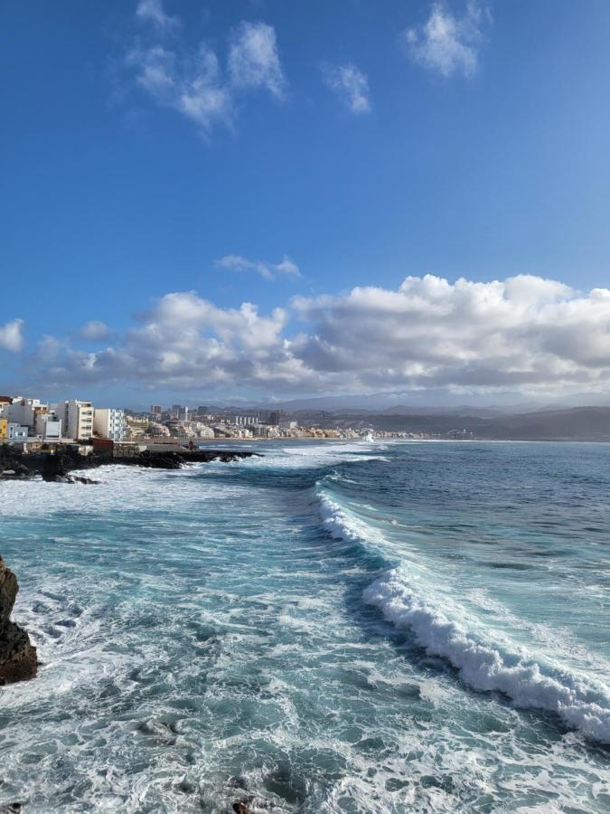 Apartamento Calandria Confital Para 8 Con Terraza Y Bbq Proxima Playa ลาสปัลมาส เด กรานคานาเรีย ภายนอก รูปภาพ